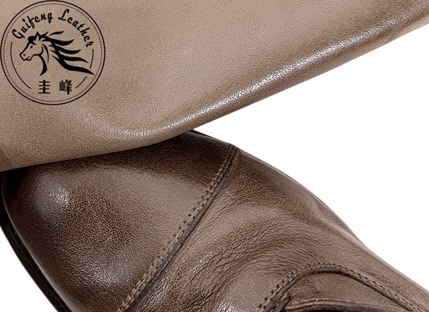 Brown Buffalo Wax Leather