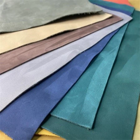 Cow Oil Nubuck Finished Leather Cow Oil Nubuck Finished Leather