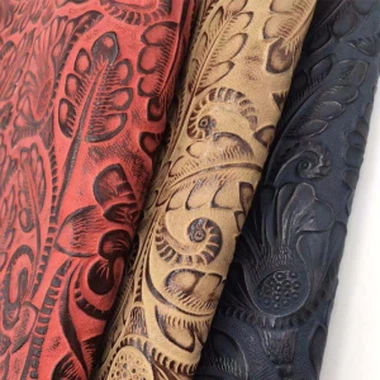 Various Textures Are Used For Handbags, Etc.